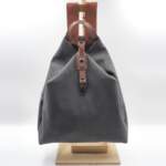 ARROW BACKPACK γκρι αλκαντάρα – δέρμα
