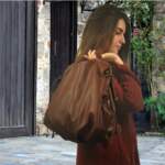 KATERINA BACKPACK δέρμα καφέ
