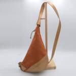 KORINA SLING BAG tabac suede-leather