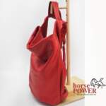 LAOURA BACKPACK δέρμα κόκκινο