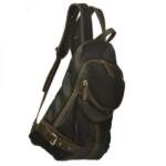NOTA BACKPACK δέρμα μαύρο