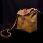 SUGAR MINI BAG camel leather