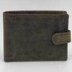MENS WALLET olive green leather