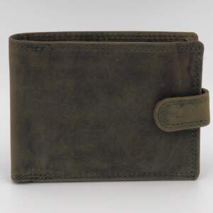 MENS WALLET olive green leather